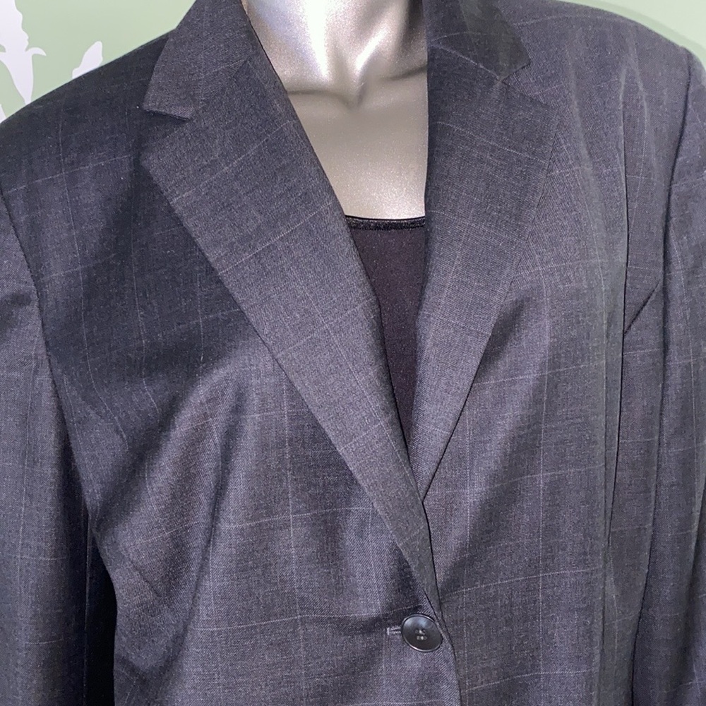Talbots Single Breasted Lightweight Wool Blazer - image 3